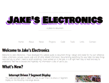 Tablet Screenshot of jakeselectronics.net
